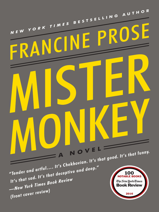 Title details for Mister Monkey by Francine Prose - Available